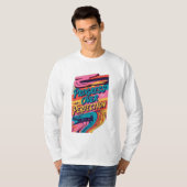 完成を越えて進歩する。 Tシャツ (正面フル)