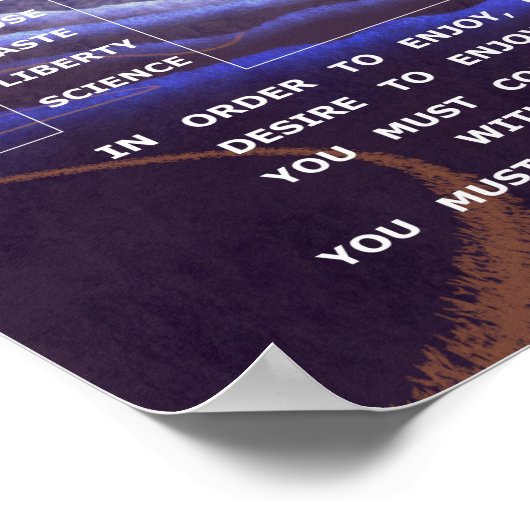 完成山- 16 x 20 ポスター (角)