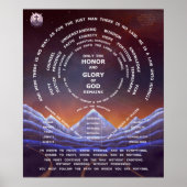 完成山- 20 x 24 ポスター (正面)