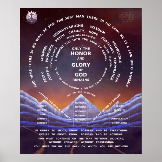 完成山- 20 x 24 ポスター (正面)