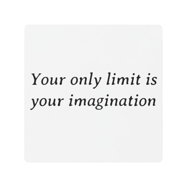 完成度の向上 – ミニマルやる気を起こさせるリスト メタルプリント (正面)