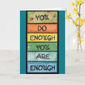 完成 – 完璧主義者への刺激 カード (黄色い花)