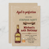 完熟したウィスキーの招待状 招待状 (正面/裏面)