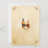 完熟したウィスキー 誕生日 50歳 60歳 男性 招待状 (裏面)