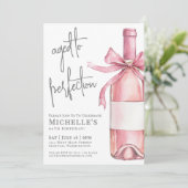 完熟したワインの誕生日パーティー 招待状 (スタンド正面)