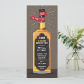完熟のウィスキー 大きな節目の誕生日 招待状 (スタンド正面)