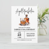 完熟の50歳！お酒の誕生日パーティー 招待状 (スタンド正面)