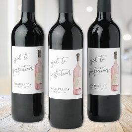 完熟シンプルしたワイン誕生日 ワインラベル