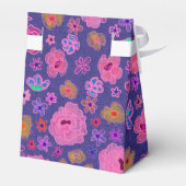 完璧かわいらしなピンクと紫香花 フェイバーボックス (裏面サイド)