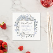 完璧かわいらしなボホフローラ結婚の感謝 スタンダードカクテルナプキン (インサイチュ)