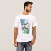 完璧さはプロセスにあり オプション2 Tシャツ (正面フル)