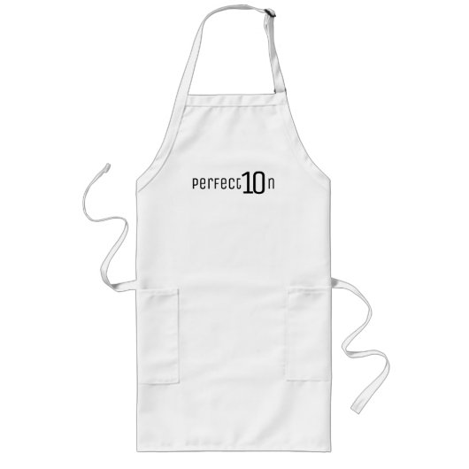 完璧さ。完璧な調理師。10のうち10。 ロングエプロン (正面)