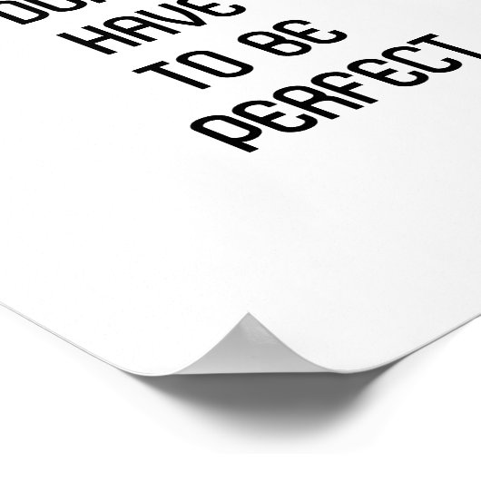 「完璧でなくてもいい」引用文 ポスター (角)