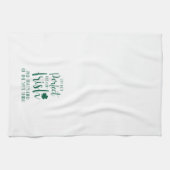 完璧ではないがアイルランド人だ |St patricks day引用文 キッチンタオル (横)