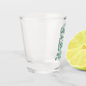 完璧ではないがアイルランド人だ |St patricks day引用文 ショットグラス (左)