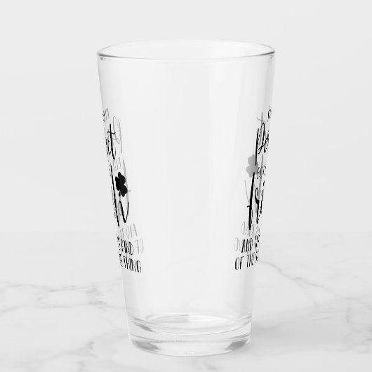 完璧ではないがアイルランド人だ |St patricks day引用文 タンブラーグラス (右)