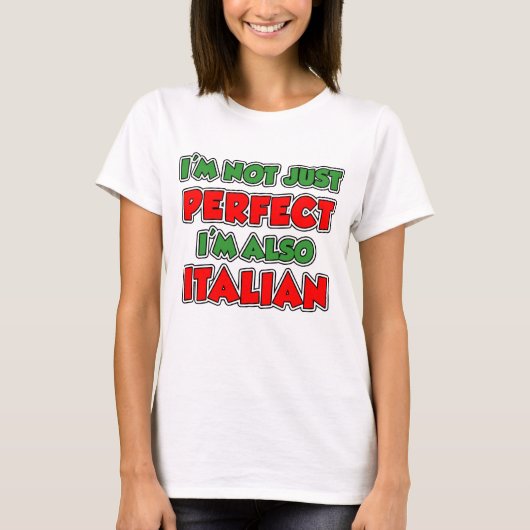 完璧ではないイタリアン Tシャツ (正面)