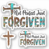 完璧ではない許された3つの爪、 ネイルクロスクリスチャン シール (正面)