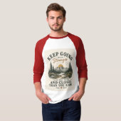 完璧ではなく進歩にフォーカス トレーナー Tシャツ (正面フル)