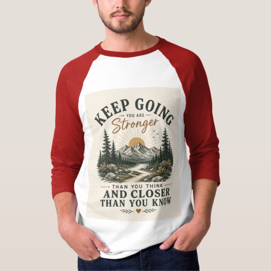 完璧ではなく進歩にフォーカス トレーナー Tシャツ (正面)