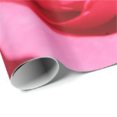 完璧で素敵な夏の熱いピンクのバラの花写真 ラッピングペーパー (ロールコーナー)