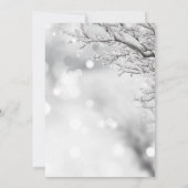 完璧で素晴らしい輝かしいクリスマス 招待状 (裏面)