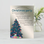 完璧で美しいクリスマスツリー招待状 招待状 (スタンド正面)