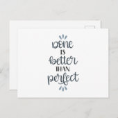 完璧というより良い ポストカード (正面/裏面)