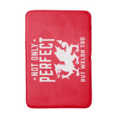 完璧なだけでなく、ウェールズおもしろいも バスマット (正面縦)