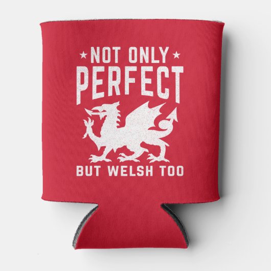 完璧なだけでなく、ウェールズおもしろいも 缶クーラー (正面)