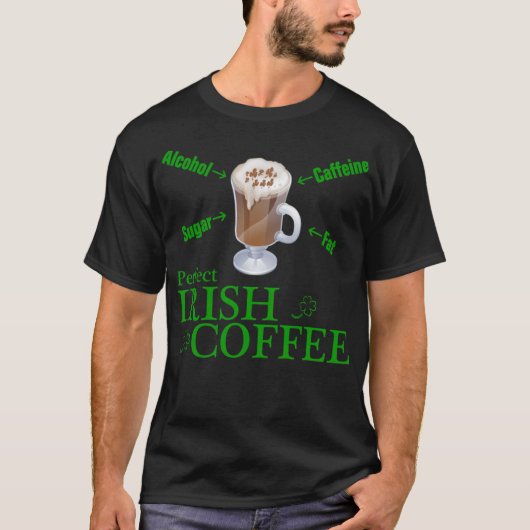 完璧なアイリッシュ素晴らしカプチーノ Tシャツ (正面)
