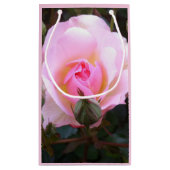 完璧なイングリッシュピンクローズ スモールペーパーバッグ (裏面)