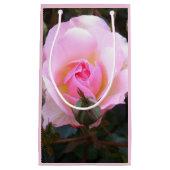 完璧なイングリッシュピンクローズ スモールペーパーバッグ (正面)