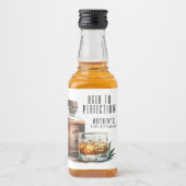 完璧なウィスキー男子の誕生日パーティーに熟成 リキュールボトルラベル (正面)