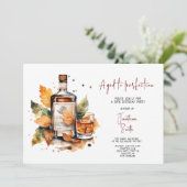 完璧なウイスキーの誕生日パーティーに熟成 招待状 (スタンド正面)