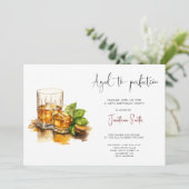 完璧なウイスキーの誕生日パーティーに熟成 招待状 (スタンド正面)