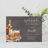 完璧なウイスキーの誕生日パーティーに熟成 招待状 (スタンド正面)