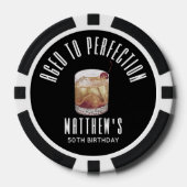 完璧なウイスキーの誕生日 ポーカーチップ (正面)
