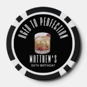 完璧なウイスキーの誕生日 ポーカーチップ (裏面)