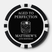 完璧なエイジングのお誕生日 ポーカーチップ (正面)