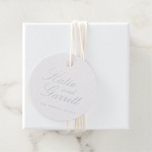 完璧なエレガントブレンド銀結婚箔 フェイバータグ (箱)