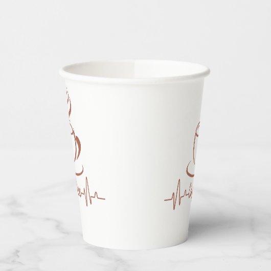 完璧なカスタムコーヒーまたは紅茶紙カップ 紙コップ (左)