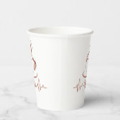 完璧なカスタムコーヒーまたは紅茶紙カップ 紙コップ (右)