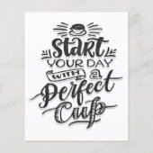 完璧なカップで1日を始めるコーヒー  チラシ (裏面)