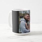 完璧なカップルのイメージアートを作パーソナライズされた成 コーヒーマグカップ (正面左)