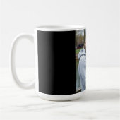 完璧なカップルのイメージアートを作パーソナライズされた成 コーヒーマグカップ (左)