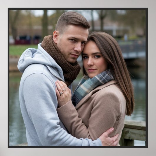 完璧なカップルのイメージアートを作パーソナライズされた成 ポスター (正面)