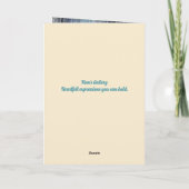 完璧なカップルのラブカード サンキューカード (裏面)