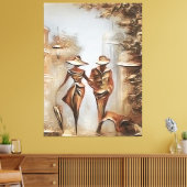 完璧なカップル キャンバスプリント (インサイチュ (リビング))