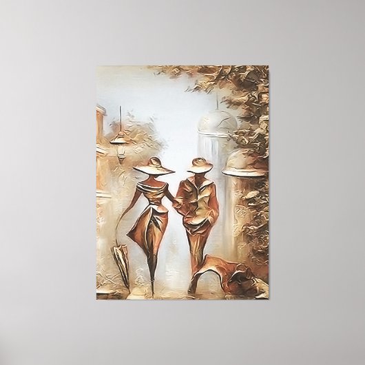 完璧なカップル キャンバスプリント (正面)